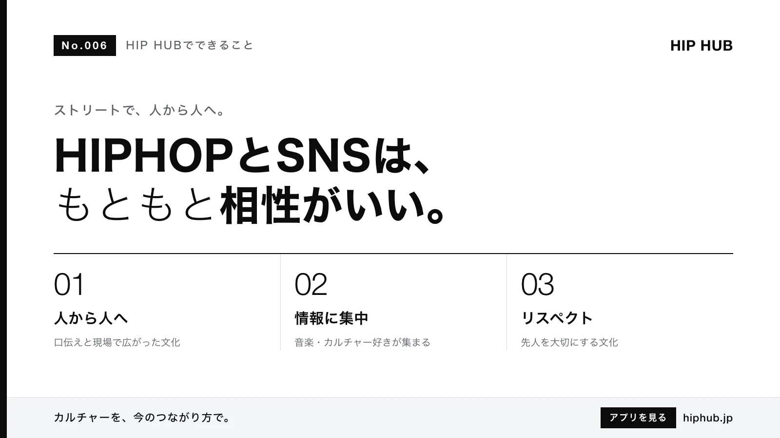 HIP HUBでできること #006｜HIPHOPカルチャーとSNSの相性、HIP HUBが生まれた理由